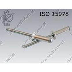 Rivet countersunk head one-sided ISO 15978 Al / St 5x25
