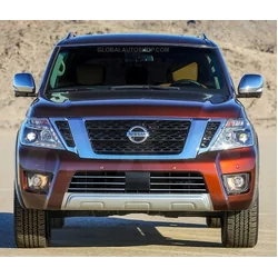 Nissan Armada - Chrome Strips Chrome Grill Dummy Bumper Tuning