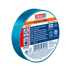 Electrical insulating tape 5000v PVC 20m: 19mm blue (h5394877)