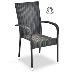 IWHOME Rattan chair MADRID anthraciteIWH-1010002