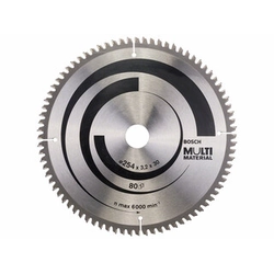 Bosch circular saw blade 254 x 30 mm | number of teeth: 80 db | cutting width: 3,2 mm