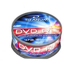 1280 Dvd-r titanum 4.7 gb x16 - cake box 25