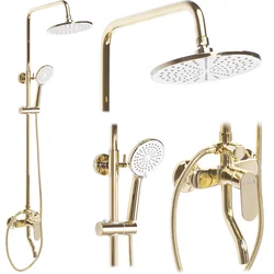 REA SALTON GOLD Shower Set