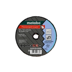 75x1,0x6,0mm Metabo Flexiarapid cutting disc Stainless steel (50pcs / pack) 630195000