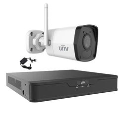 Video surveillance system 1 Wi-Fi IP camera 2MP Smart IR 30m, 2.8mm, Microphone, NVR 4 channels 4K UNV, accessories