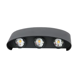 5W Lampă de perete LED 3000K Negru Nisip