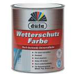 Düfa Acrylic universal enamel AUB - Wetterschutz Color white 0414 2.5 L