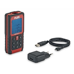FLEX ADM 60 Li Laser distance, area and volume meter with integrated Li-ion battery