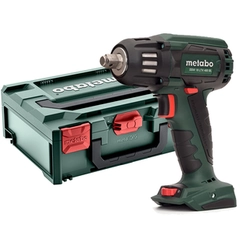 Metabo SSW 18 LTX 400 BL cordless impact driver 18 V | 400 Nm | 1/2 inches | Carbon Brushless | Without battery and charger | in metaBOX