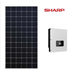 Sharp ND-AK set of 34 polycrystalline panels with the power 9,35kW + inverter + el. installation NDAK935 code