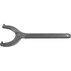 Key for nut with hole frontal, articulated 200x4.8 mm, incision 3 AMF