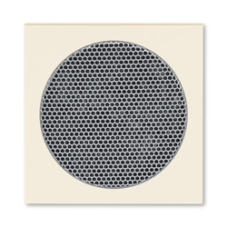 Loudspeaker cover, round grille, ivory, ABB Levit 5016H-A00075 17 5016H-A00075 17