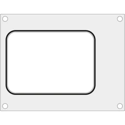 Form matrix for the Hendi welding machine for a tray without division 187x137 mm - Hendi 805664