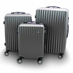 Cestovní kufry prázdninové tašky Sada kufrů3 ks ABS tvrdé