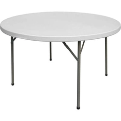 Round folding catering table, diameter 1150 h 740 mm