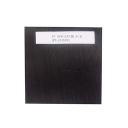 Plate polyethylene PE 1000 AST black thickness in mm 120 format in mm 1000X2000