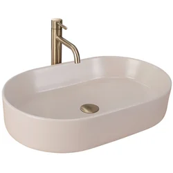 Rea NADIA countertop washbasin 60 BEIGE MATT