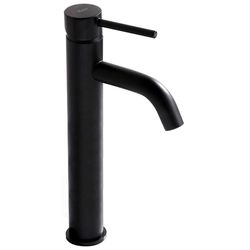 Rea Lungo Black tall basin mixer