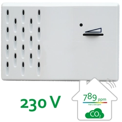 Čidlo kvality vzduchu CO2 napájení 230V. | ADS-CO2-230