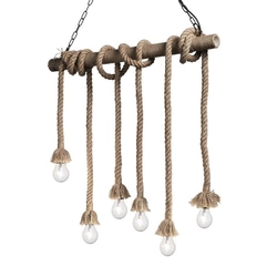 ILUX 134826 Hanging chandelier Ideal Lux Canapa SP6 134826 80cm - IDEALLUX