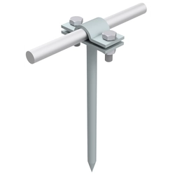 Hammer-on wire holder; h = 8cm / OC /