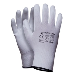 Gloves impregnated with Guretan polyurethane