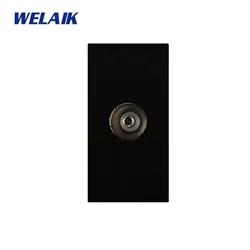 WELAIK socket semi-module TV -1 black