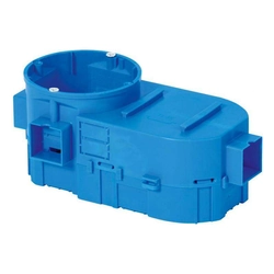 Box/housing for built-in mounting in the wall/ceiling Simet 34117203 Flush mounted (plaster) Oval Built-in installation box (device box) Double Screwing