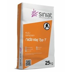 Nida gypsum glue type T Siniat 25 kg