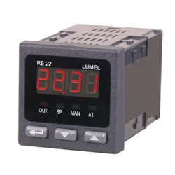 Lumel temperature controller RE22 111008, RTD, TC, 1 relay output, 1x230 V