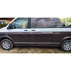 VW Transporter T5 LONG CHROME Side Door Strips