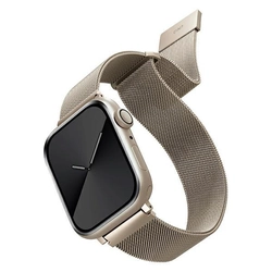 UNIQ Dante Apple Watch Series 4/5/6/7 / SE 40 / 41mm strap.Stainless Steel starlight