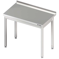 Wall-mounted stainless steel table 1600x700, screwed | Stalgast
