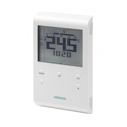 Siemens RDE100.1 Programovatelný digitální prostorový termostat, drátový