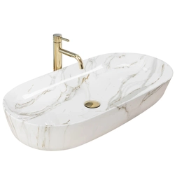 REA CLEO countertop washbasin 81 Aiax Shiny