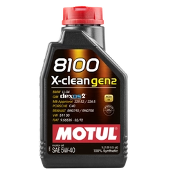 MOTUL 8100 X-clean gen2 5W40 1ltr (109761)