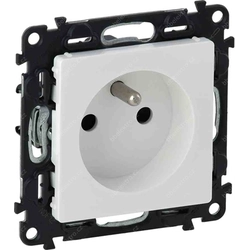 Socket outlet Legrand 753180 White Pinching contact Plastic IP20