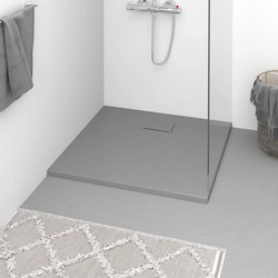 Lumarko Shower tray, SMC, gray, 90 x 80 cm