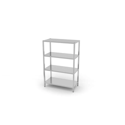 Storage rack, 4 full shelves | 1300x400x1800 mm