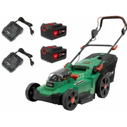 Güde 430/40-8 cordless lawnmower 20 V | 430 mm | 200 m <sup> 2 </sup> | Carbon Brushless | 2 x 4 Ah battery + 2 x charger
