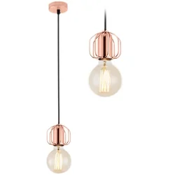 Single Loft Pendant Ceiling Lamp APP593-1CP Rose Gold