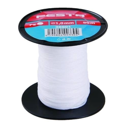 Construction braided string, 50 m, 2 mm, white