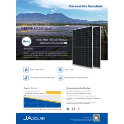 JA Solar 405W JAM54S30-405/MR Black Frame