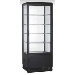 BLACK REFRIGERATION DISPLAY 98L 4 INVEST HORECA SHELVES RT-98B RT-98B