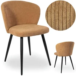 KROSBY Brown Corduroy chair