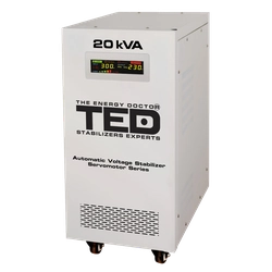 Maximum network stabilizer 20KVA-SVC with single-phase servo motor TED001955