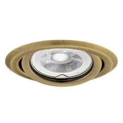 Ceiling-/wall luminaire Kanlux 00330 Brass IP20
