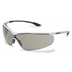 Glasses UVEX New SPORTSTYLE Supravision Extreme frame white / black anti-scratch gray