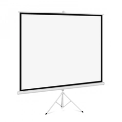 Projection screen 211 x 161 cm, 100 "on a tripod