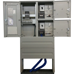 Measuring cabinet P2-RS/LZV/F, cable connector - measuring for connection 2 installation, powered through the cut-in of the main cable line or